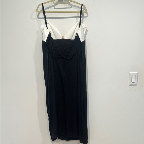 For Love And Lemons Rita Rosette Bust Black and White Midi Dress plus size XXL - Picture 10 of 13